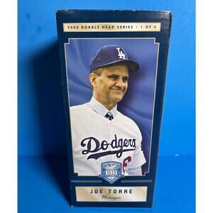 2008 Joe Torre Dodgers Bobblehead Manager 50th Anniversary Stadium Giveaway NIB